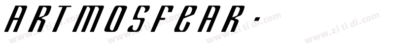 ARTMOSFEAR字体转换