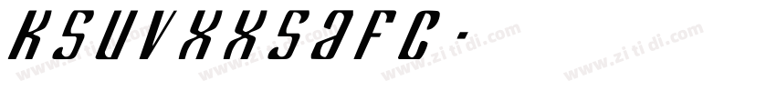 KSuvxxsafc字体转换