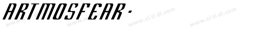 ARTMOSFEAR字体转换