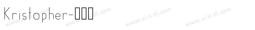 Kristopher字体转换