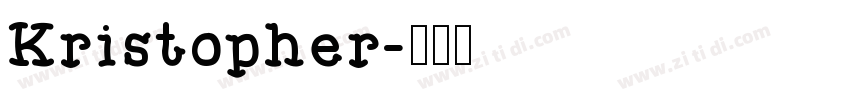 Kristopher字体转换