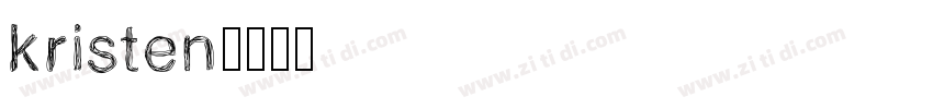 kristen字体转换