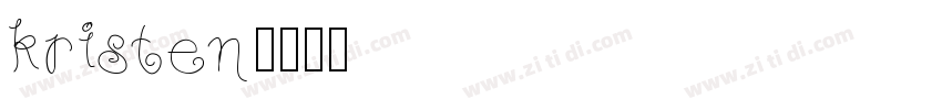 kristen字体转换