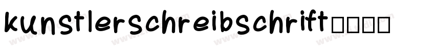 kunstlerschreibschrift字体转换