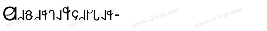 DesertaRgeular字体转换