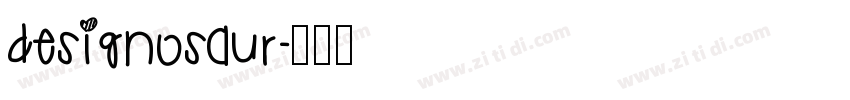 designosaur字体转换