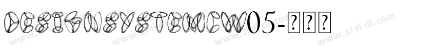 DesignSystemCW05字体转换