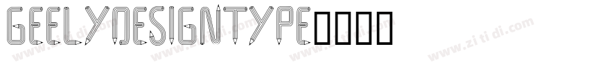 GeelyDesignType字体转换