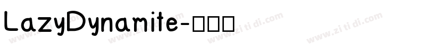 LazyDynamite字体转换