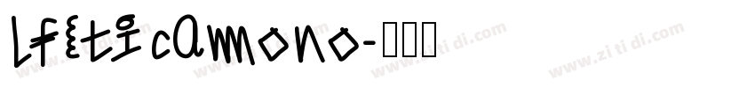 lfEticamono字体转换