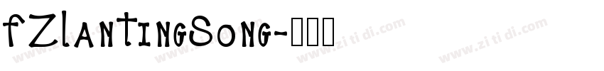 FZLanTingSong字体转换