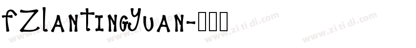 FZLanTingYuan字体转换