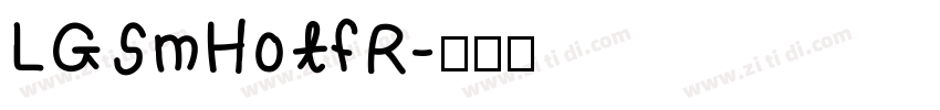 LGSmHotfR字体转换