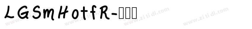LGSmHotfR字体转换