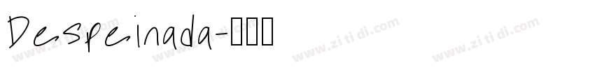 Despeinada字体转换