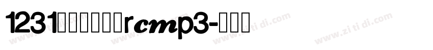 1231《日本概况》rcmp3字体转换