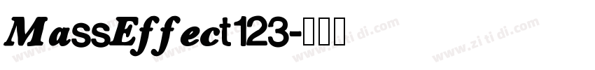 MassEffect123字体转换