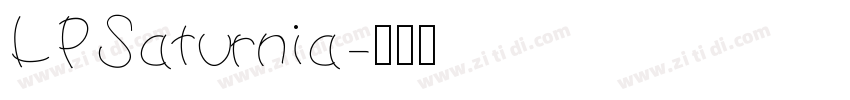 LPSaturnia字体转换