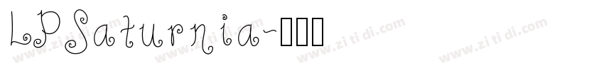 LPSaturnia字体转换