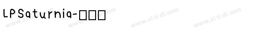 LPSaturnia字体转换