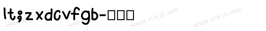lt;zxdcvfgb字体转换