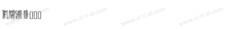 DFLiKaiShu-Md字体转换