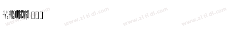 HYShuSongErKW字体转换