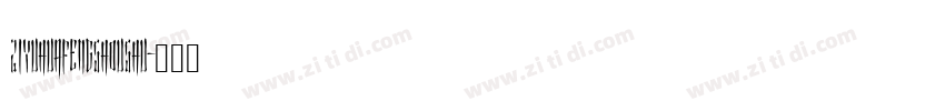ZiYuHuaFengShouShu字体转换