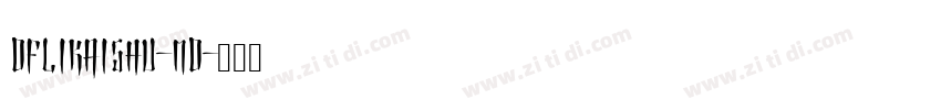 DFLiKaiShu-Md字体转换