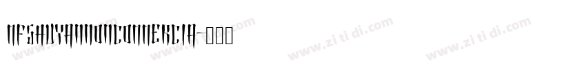 MFShuYanNoncommercia字体转换