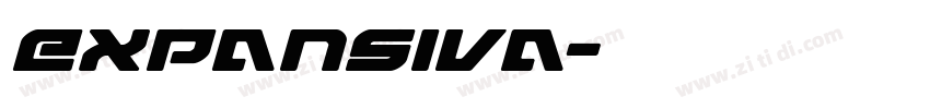 Expansiva字体转换