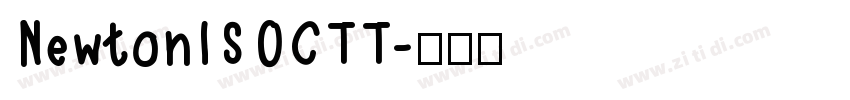 NewtonISOCTT字体转换