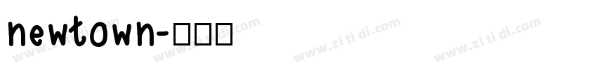 newtown字体转换
