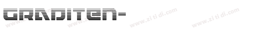graditen字体转换