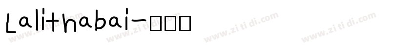 Lalithabai字体转换
