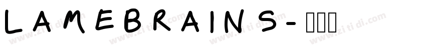 LAMEBRAINS字体转换
