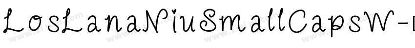 LosLanaNiuSmallCapsW字体转换