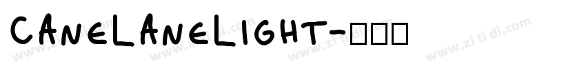 CaneLaneLight字体转换