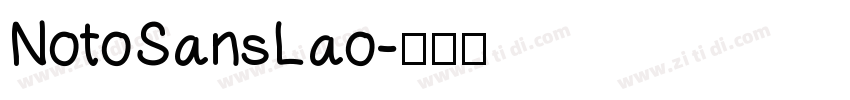 NotoSansLao字体转换
