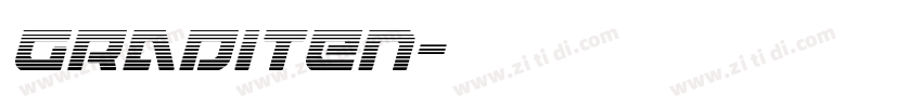 graditen字体转换