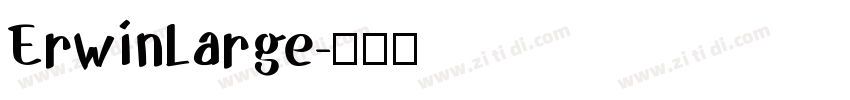 ErwinLarge字体转换