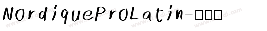 NordiqueProLatin字体转换