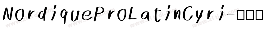NordiqueProLatinCyri字体转换