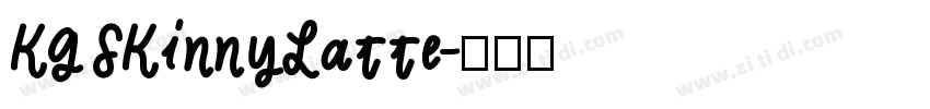KGSKinnyLatte字体转换