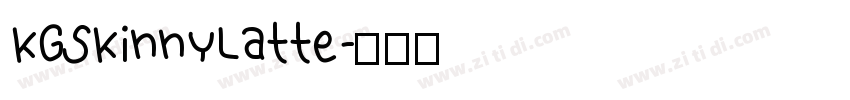 KGSKinnyLatte字体转换
