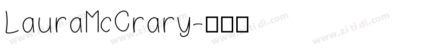 LauraMcCrary字体转换
