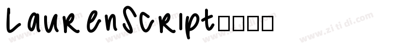 LaurenScript字体转换