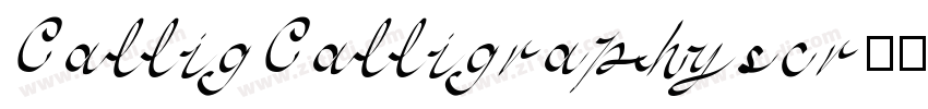 CalligCalligraphyscr字体转换