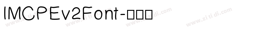 IMCPEv2Font字体转换