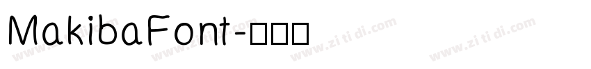 MakibaFont字体转换